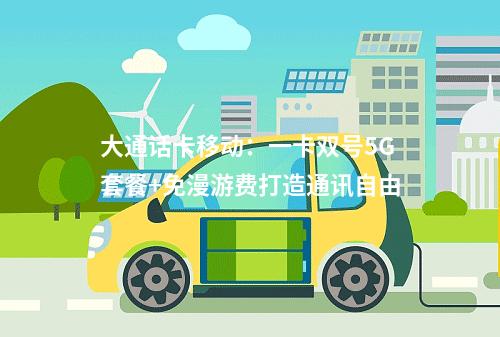 大通话卡移动：一卡双号5G套餐+免漫游费打造通讯自由