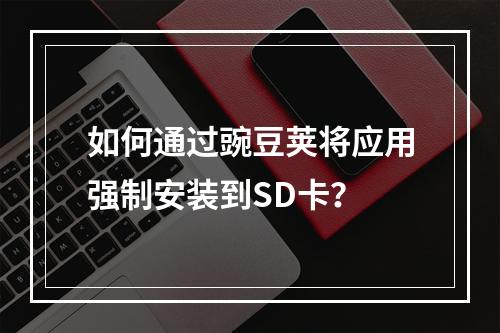 如何通过豌豆荚将应用强制安装到SD卡？