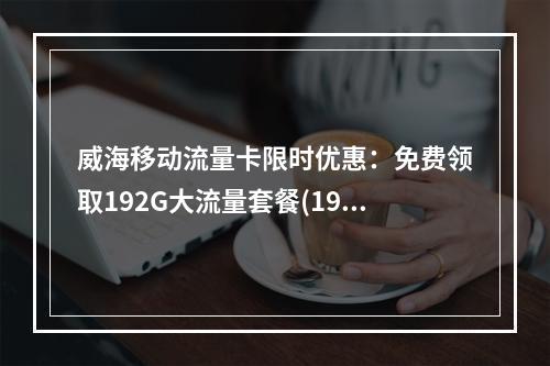 威海移动流量卡限时优惠：免费领取192G大流量套餐(19元起)