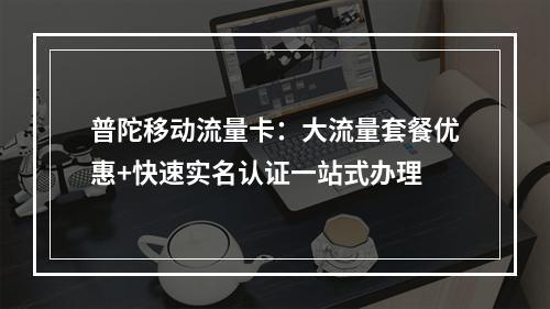 普陀移动流量卡：大流量套餐优惠+快速实名认证一站式办理