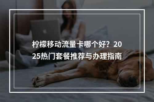 柠檬移动流量卡哪个好？2025热门套餐推荐与办理指南