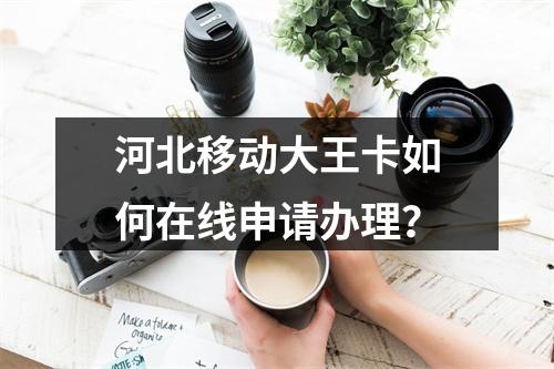 河北移动大王卡如何在线申请办理？