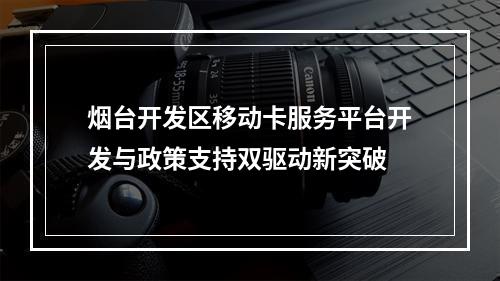 烟台开发区移动卡服务平台开发与政策支持双驱动新突破