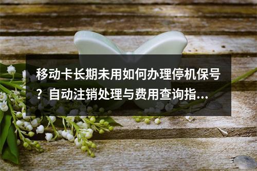 移动卡长期未用如何办理停机保号？自动注销处理与费用查询指南