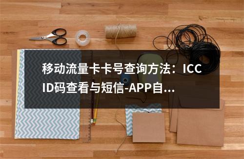 移动流量卡卡号查询方法：ICCID码查看与短信-APP自助查询
