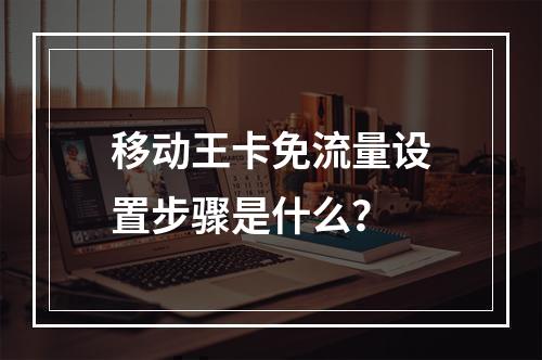 移动王卡免流量设置步骤是什么？