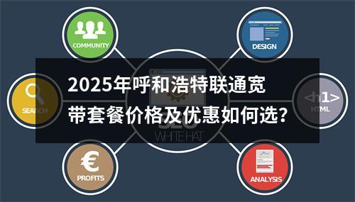 2025年呼和浩特联通宽带套餐价格及优惠如何选？
