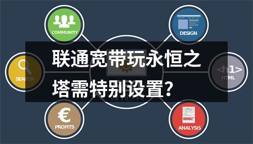联通宽带玩永恒之塔需特别设置？