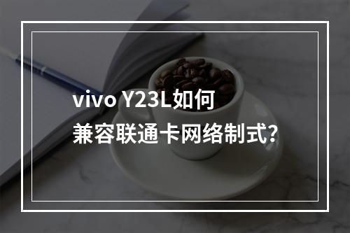 vivo Y23L如何兼容联通卡网络制式？