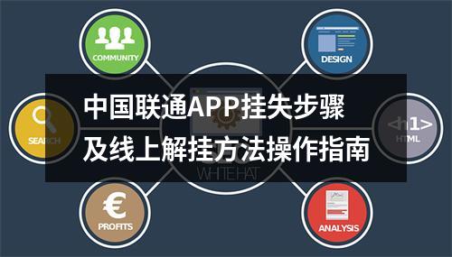 中国联通APP挂失步骤及线上解挂方法操作指南