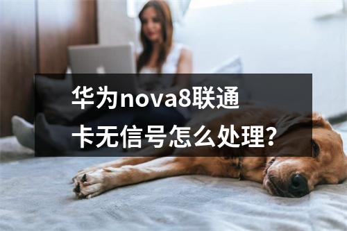 华为nova8联通卡无信号怎么处理？