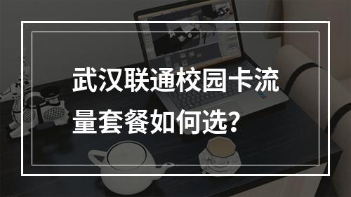 武汉联通校园卡流量套餐如何选？