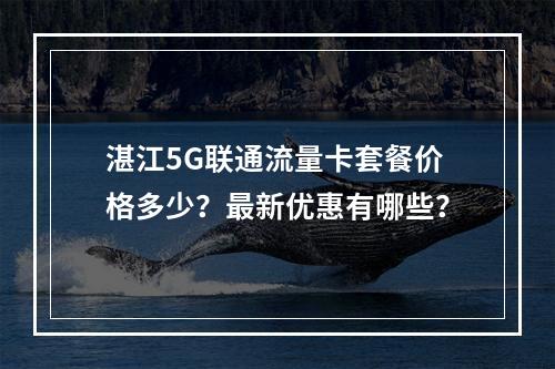 湛江5G联通流量卡套餐价格多少？最新优惠有哪些？
