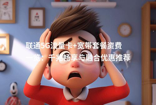 联通5G流量卡+宽带套餐资费一览：千兆畅享与融合优惠推荐