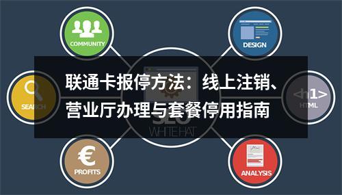 联通卡报停方法：线上注销、营业厅办理与套餐停用指南