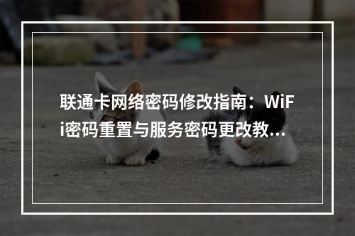 联通卡网络密码修改指南：WiFi密码重置与服务密码更改教程