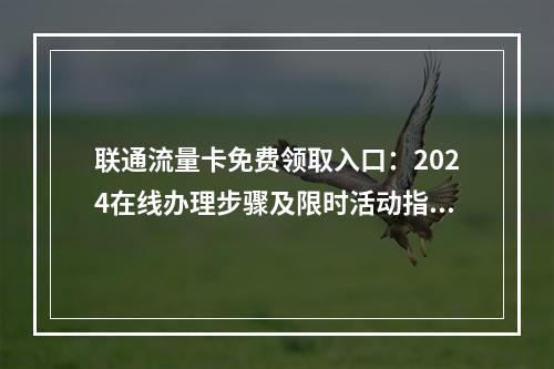 联通流量卡免费领取入口：2024在线办理步骤及限时活动指南