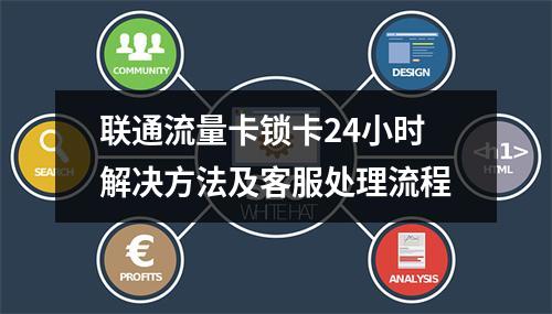 联通流量卡锁卡24小时解决方法及客服处理流程