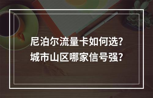 尼泊尔流量卡如何选？城市山区哪家信号强？