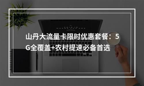 山丹大流量卡限时优惠套餐：5G全覆盖+农村提速必备首选