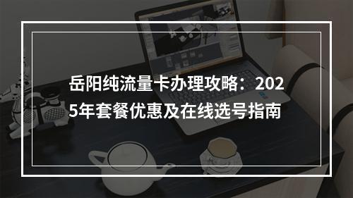 岳阳纯流量卡办理攻略：2025年套餐优惠及在线选号指南