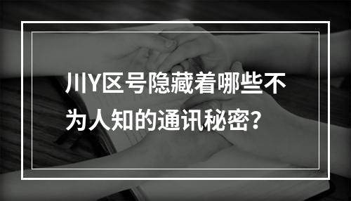 川Y区号隐藏着哪些不为人知的通讯秘密？
