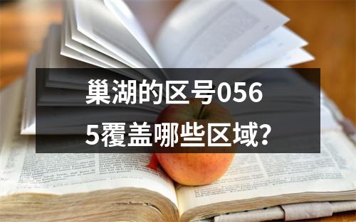 巢湖的区号0565覆盖哪些区域？