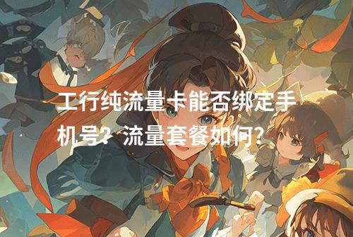 工行纯流量卡能否绑定手机号？流量套餐如何？