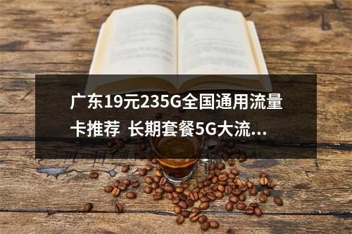广东19元235G全国通用流量卡推荐  长期套餐5G大流量卡