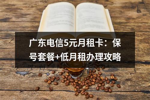 广东电信5元月租卡：保号套餐+低月租办理攻略