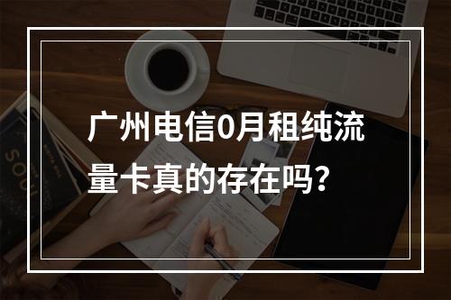 广州电信0月租纯流量卡真的存在吗？