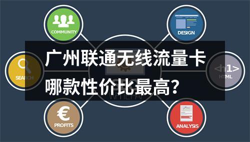 广州联通无线流量卡哪款性价比最高？