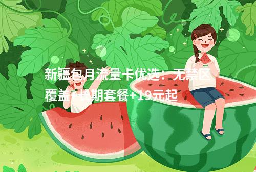 新疆包月流量卡优选：无禁区覆盖+长期套餐+19元起