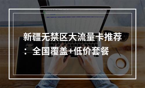 新疆无禁区大流量卡推荐：全国覆盖+低价套餐
