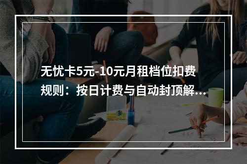 无忧卡5元-10元月租档位扣费规则：按日计费与自动封顶解析