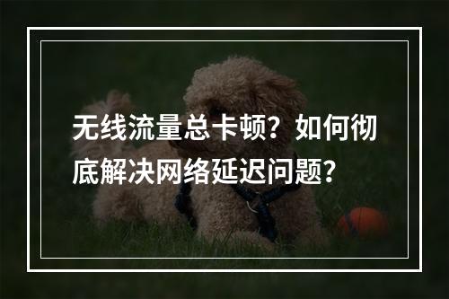 无线流量总卡顿？如何彻底解决网络延迟问题？