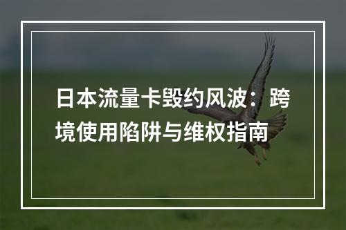 日本流量卡毁约风波：跨境使用陷阱与维权指南