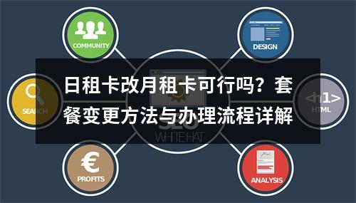 日租卡改月租卡可行吗？套餐变更方法与办理流程详解