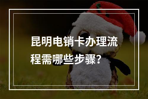 昆明电销卡办理流程需哪些步骤？