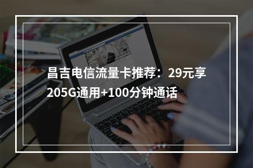 昌吉电信流量卡推荐：29元享205G通用+100分钟通话