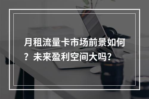 月租流量卡市场前景如何？未来盈利空间大吗？