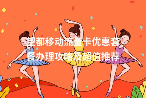 望都移动流量卡优惠套餐办理攻略及超值推荐