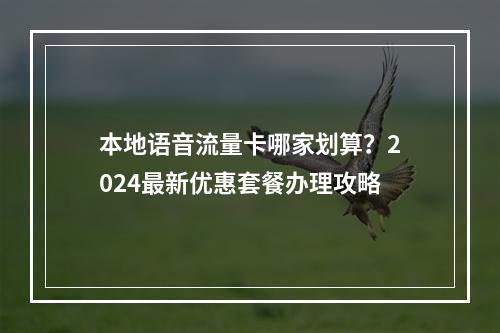 本地语音流量卡哪家划算？2024最新优惠套餐办理攻略