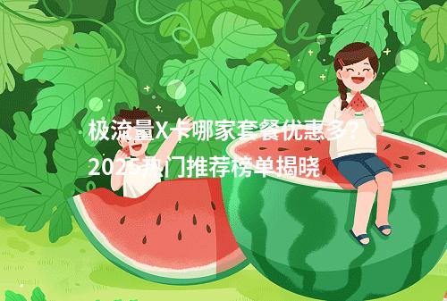 极流量X卡哪家套餐优惠多？2025热门推荐榜单揭晓
