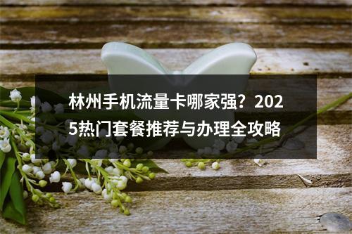林州手机流量卡哪家强？2025热门套餐推荐与办理全攻略