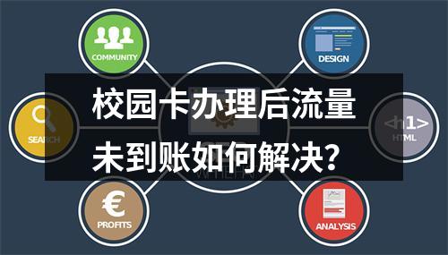 校园卡办理后流量未到账如何解决？