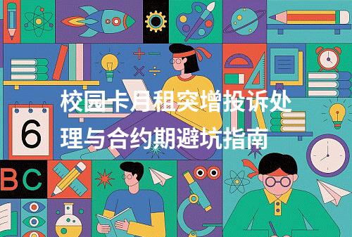 校园卡月租突增投诉处理与合约期避坑指南