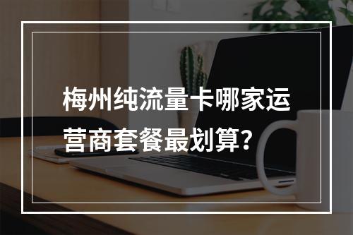 梅州纯流量卡哪家运营商套餐最划算？