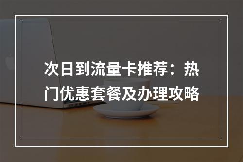 次日到流量卡推荐：热门优惠套餐及办理攻略