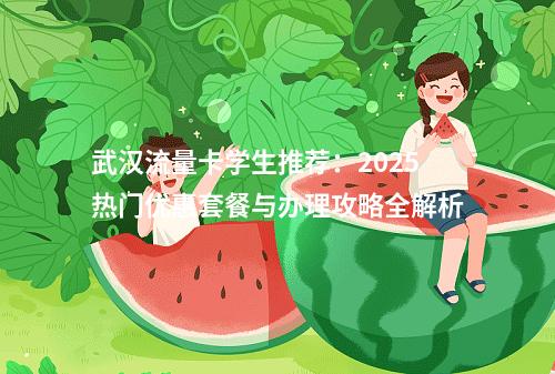 武汉流量卡学生推荐：2025热门优惠套餐与办理攻略全解析